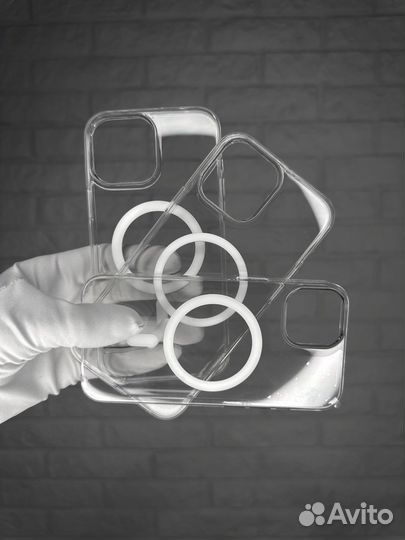 Чехол iPhone Clear case magsafe