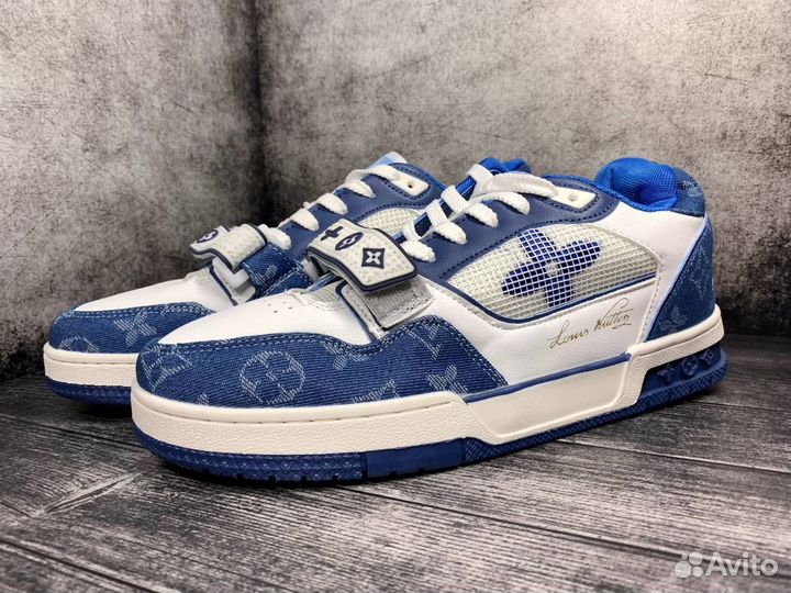 Кроссовки Louis Vuitton тапестри