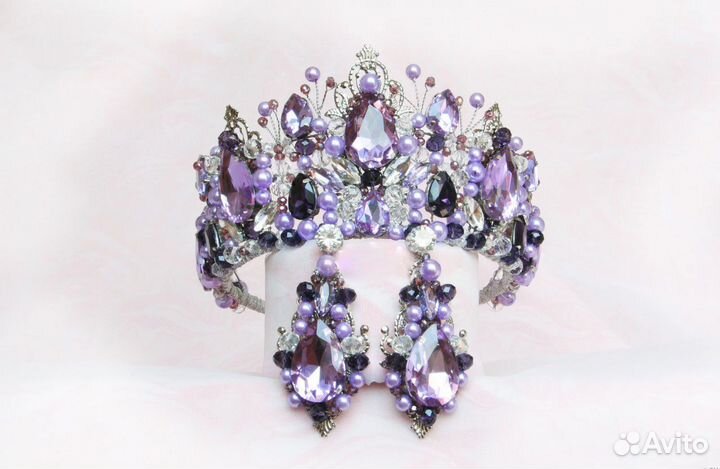 Корона и серьги прокат