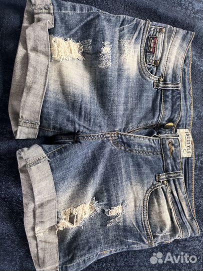 Джинсовые шорты и юбка