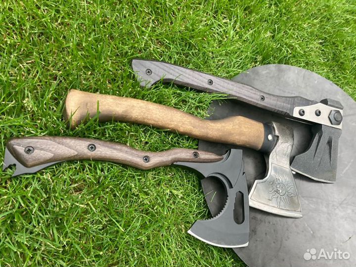 Топор цeльнометаллический художественная ковка