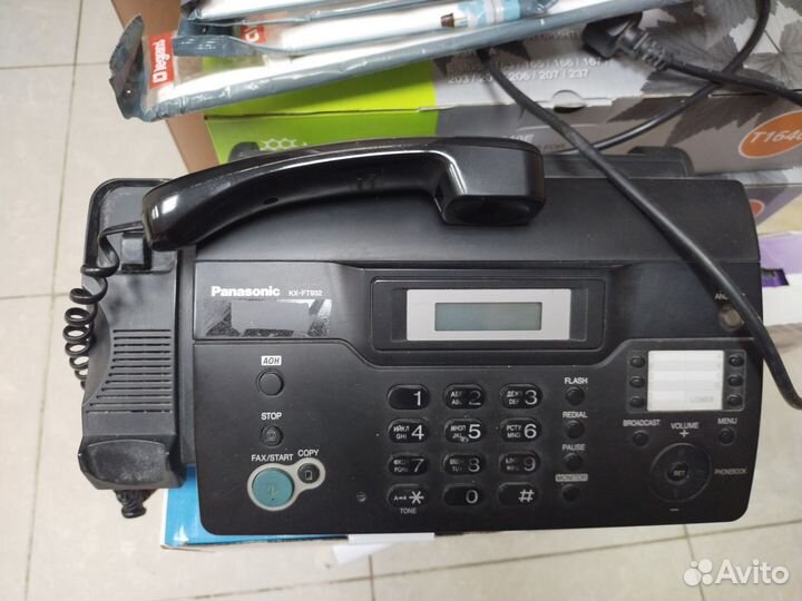 Телефон факс panasonic