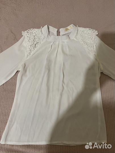 Блузка белая школьная