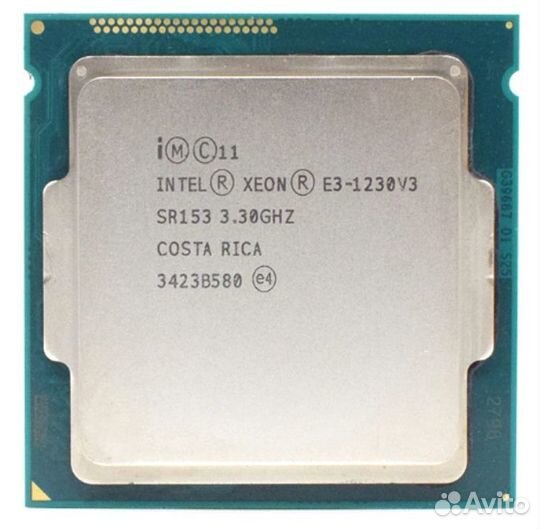 Xeon E3-1230V3, 8 х 3.7GHZ, 1150 (аналог i7 4770S)