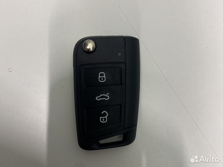 Ключ зажигания skoda