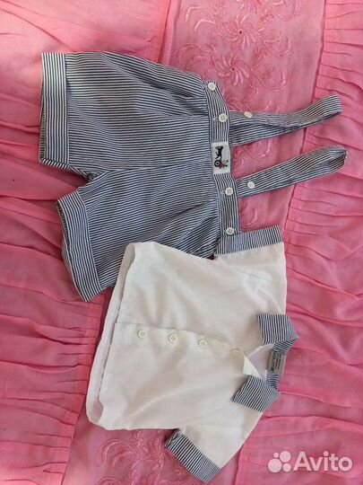 Костюм шорты и рубашка