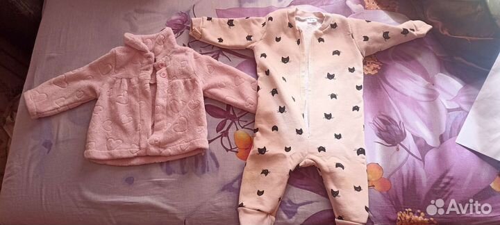 Детские вещи пакетом для девочек 74 80