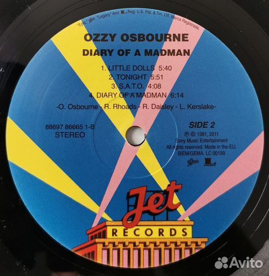 Винил Ozzy Osbourne – Diary Of A Madman