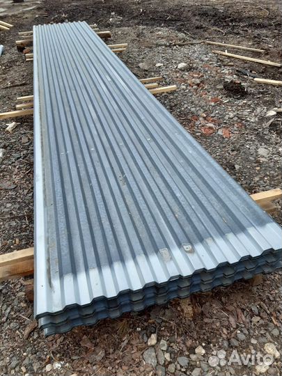 Профнастил цинк б.у