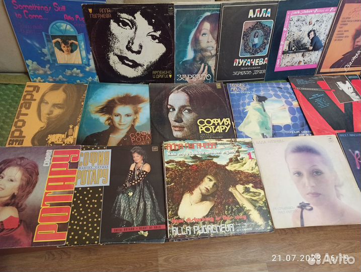 Пластинки Пугачева Ротару Герман