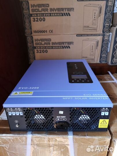Солнечный инвертор 3кВт с подмесом