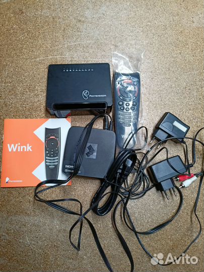 Роутер+тв приставка Ростелеком