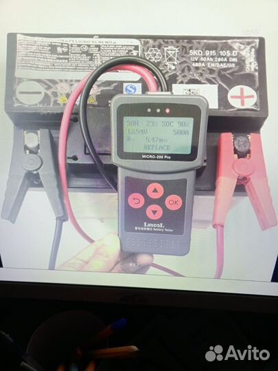 Цифровой Анализатор авто, micro-200PRO, 12 В, 24 В