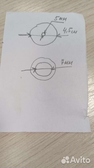 Наконечники для карниза, красное дерево