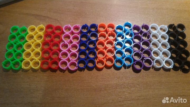 Кольцо маркировочное цыплята, голуби, куры, утки