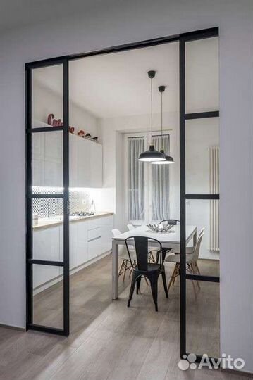 Стеклянные перегородки