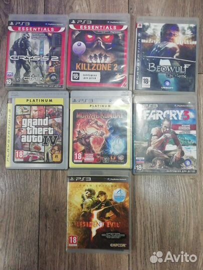 Диски на ps3