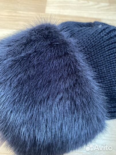 Шапка женская из меха норки