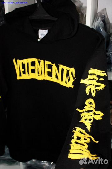 Худи Vetements oversize black (Арт.33668)