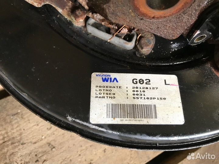 Кулак поворотный задний левый Kia Sorento 2