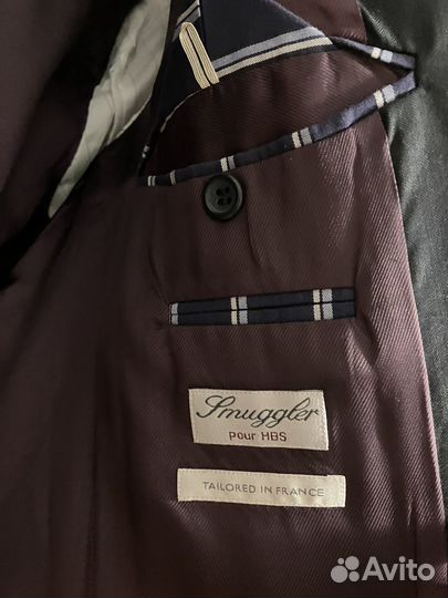 Мужской костюм из тонкой шерсти Франция