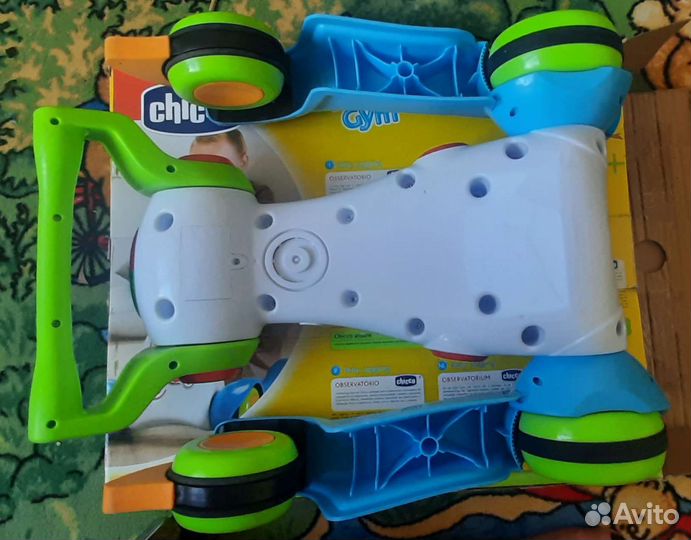 Ходунки-каталка Chicco с резиновыми колёсами