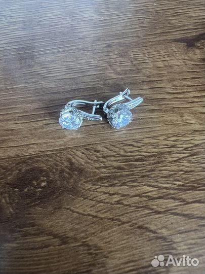 Серьги серебро