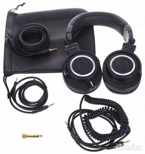 Наушники Audio-Technica ATH-M50x, черный