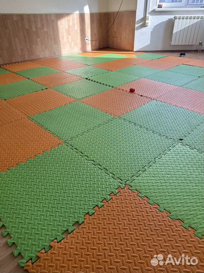Детский мягкий пол бу