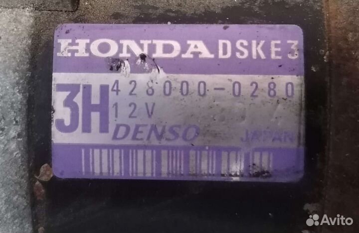 Стартер Honda CR-V K24Z1, K24A, K20A