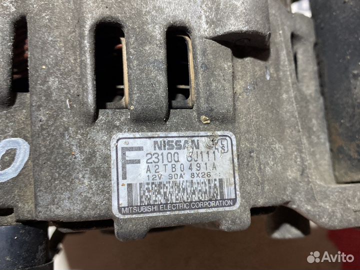 Генератор nissan primera p10
