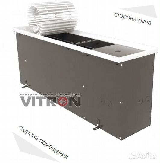 Обогреватель внутрипольный без вентилятора вк.400