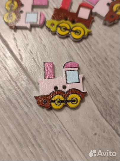 Пуговицы деревянные