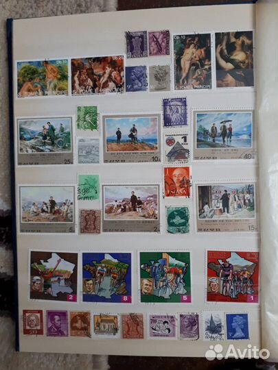 Марки почтовые коллекционные