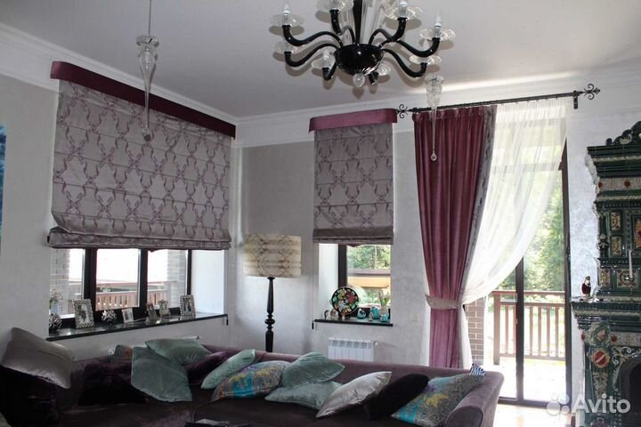 Римские шторы. Ткани из Европы и Турции