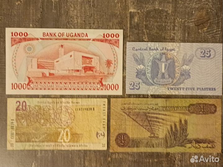 Банкноты стран Африки из оборота и новые