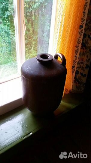 Антикварный глинянный сосуд,СССР примерно 30-50 г