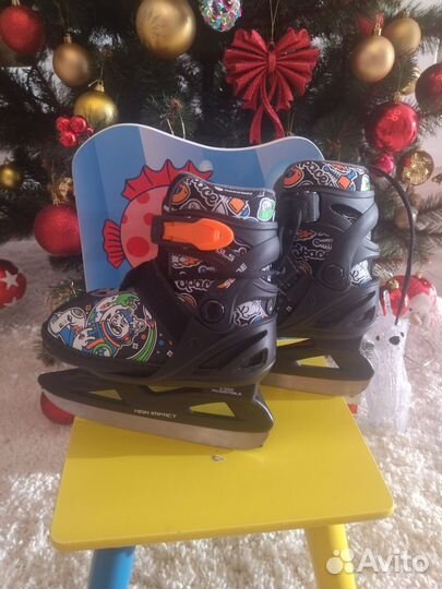 Коньки детские раздвижные 26-31