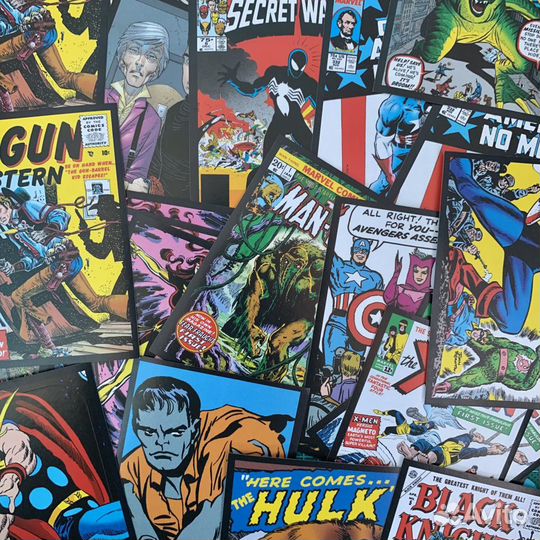 Наклейки для альбома Marvel's 80th Anniversary