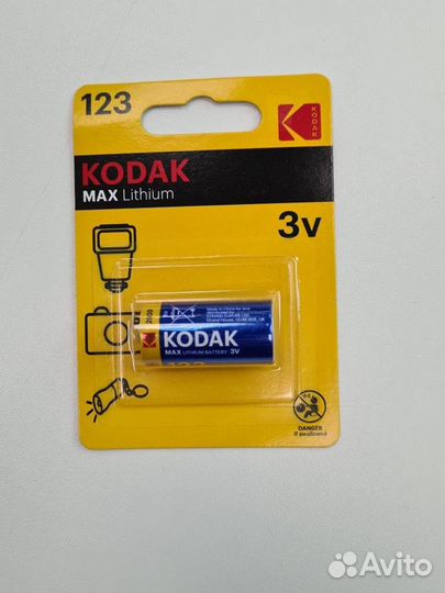 Элемент питания kodak CR123A