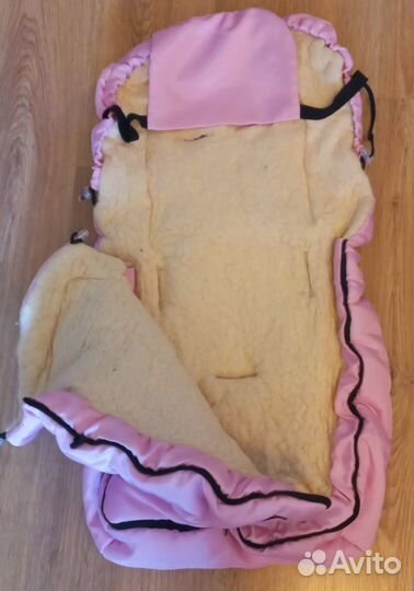 Кокон в коляску для девочек