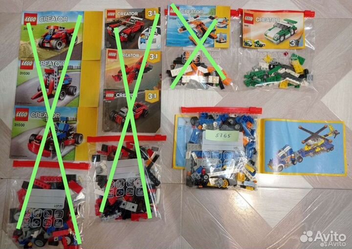 Lego creator 3 в 1 много наборов