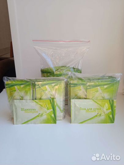 Шампунь и гель для душа одноразовый 10мл. (75шт.)