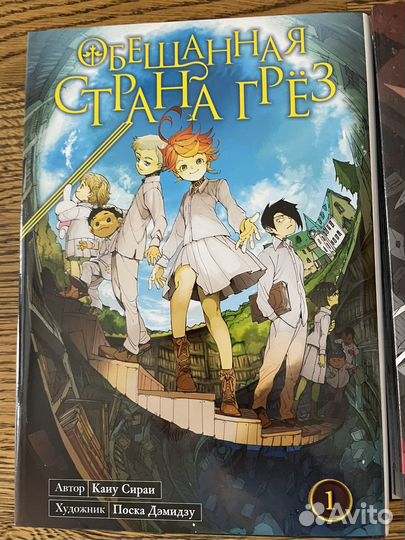 Манга обещанный неверленд