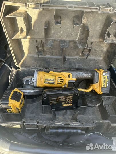 Аккумуляторная болгарка dewalt dcg412