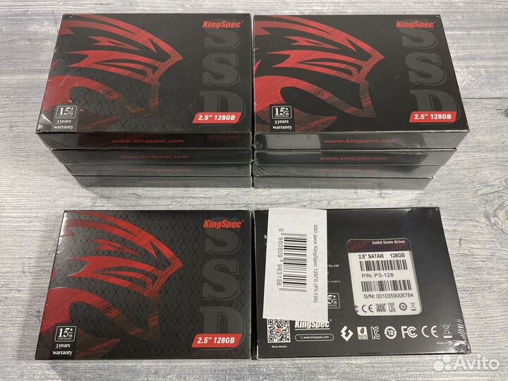 SSD накопитель KingSpec P3-128 2.5