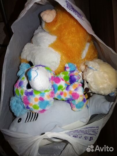 Развивающий коврик+пакет мягких игрушек