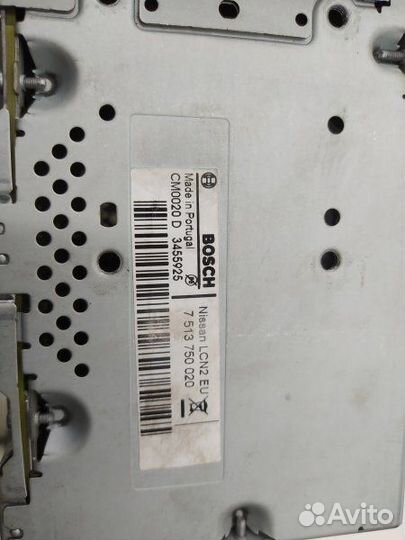 Б/У Б/У Магнитола bosch 7513750020 nissan