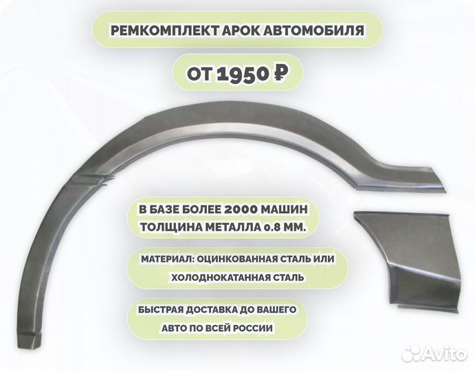 Ремонтные арки на автомобиль