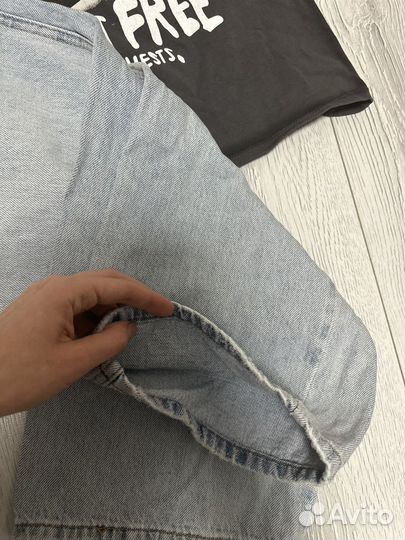 Джинсы и футболка варенка